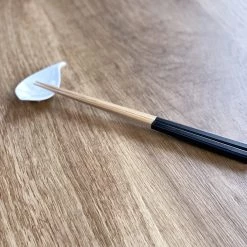 Ouchi-kougei Bamboo Diamond Cut Chopsticks Long Black Cutlery & Server