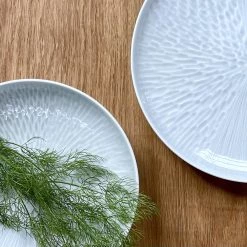 Hakusan Porcelain Collage Bowl Grey Large Medium Plate(16cm-23cm)