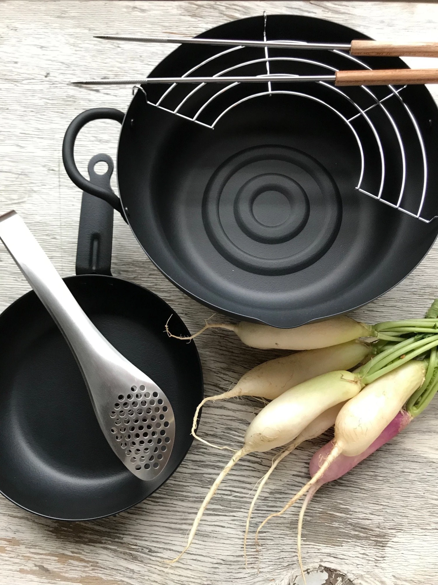 TAKUMI: Tempura Pot 24cm Pot & Pan