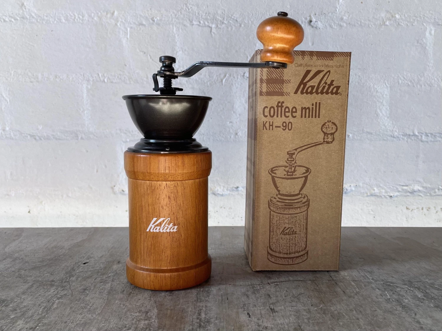COFFEE GOODS KALITA Coffee Mill KH-90 Brown