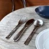 Sori Yanagi Design Stainless Steel Dinner 1P Setting (K,F,S 3p)