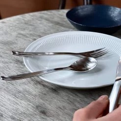 Sori Yanagi Design Stainless Steel Dinner 1P Setting (K,F,S 3p)