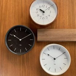 Riki Watanabe Riki Steel Clock White Home Decor