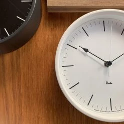 Riki Watanabe Riki Steel Clock White Home Decor
