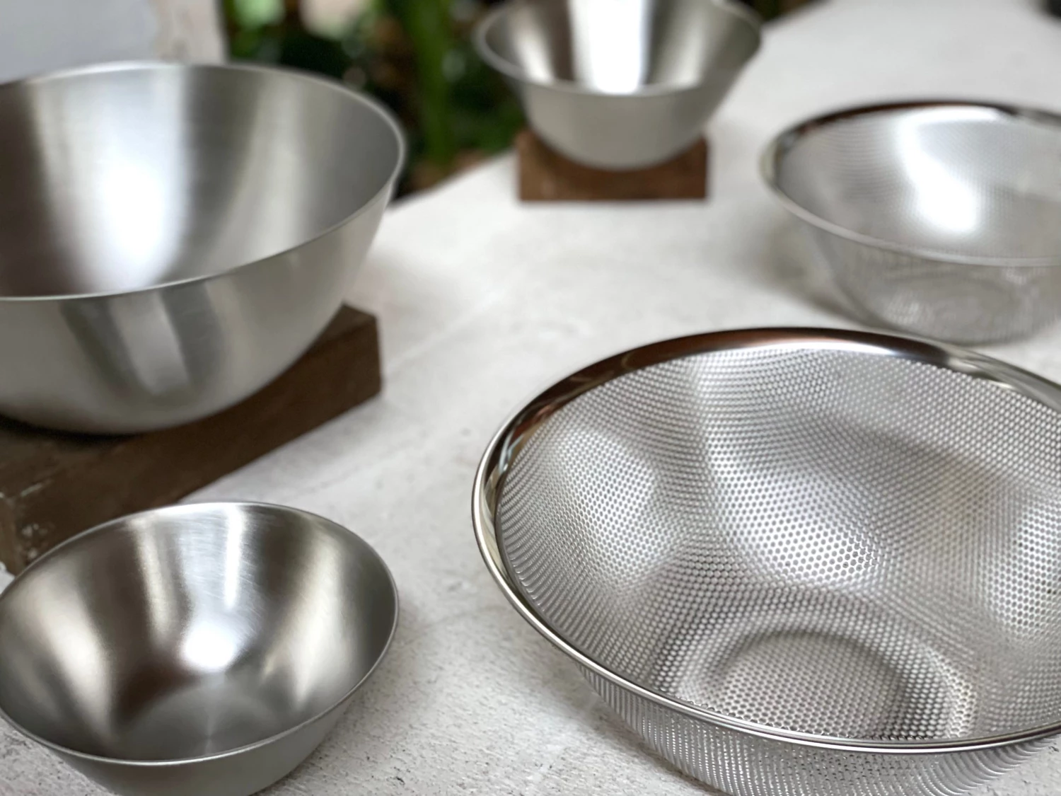 Sori Yanagi Stainless Steel Bowl & Strainer Set (2pc) Kitchen