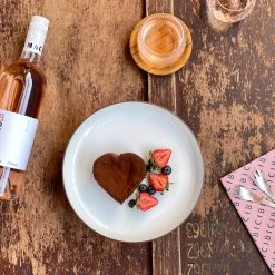 CIBI PICK-UP ONLY - LOVE HEART Gateau Au Chocolat With Raspberries (St Valentine Limited Edition)