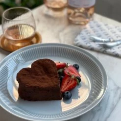 CIBI PICK-UP ONLY - LOVE HEART Gateau Au Chocolat With Raspberries (St Valentine Limited Edition)