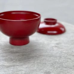 Matsuya Shikki Matsuya Lacquerware Soup Bowl With Lid