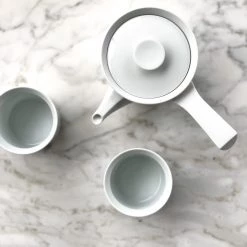 CIBI CIBI Gift Set Yoshizubori Tea Set (3pcs) White