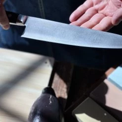 Kobo Aizawa Japanese Kitchen Knife Rose Black Handle