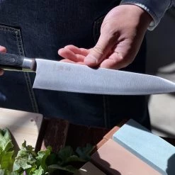 Kobo Aizawa Japanese Kitchen Knife Rose Black Handle