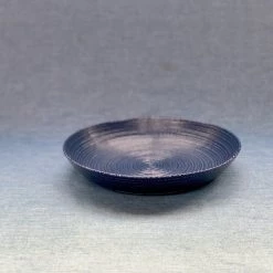 Hakusan Porcelain Uzushio Whirlpool Plate Blue 21cm Dining & Tableware