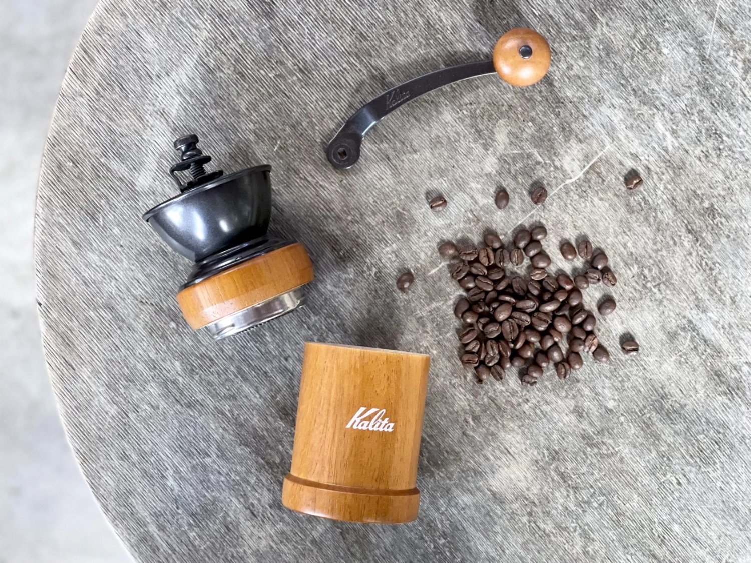 COFFEE GOODS KALITA Coffee Mill KH-90 Brown