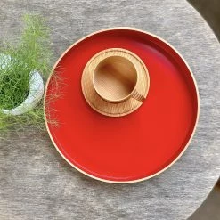 Odate Kougei Sha Magewappa Wooden Round Tray