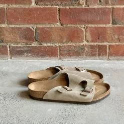 Birkenstock Zurich Taupe Beige/suede Size 43 Fashion