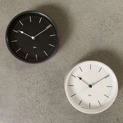 Riki Watanabe Riki Steel Clock White Home Decor