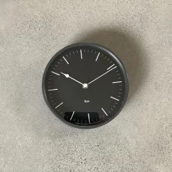 Riki Watanabe Home Decor Riki Steel Clock Black