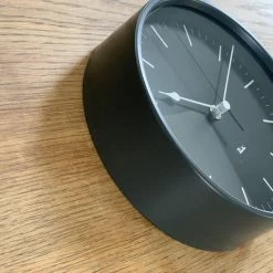 Riki Watanabe Home Decor Riki Steel Clock Black