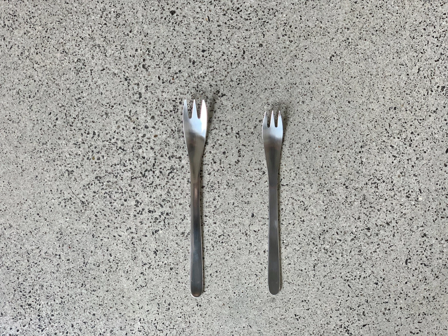 Sori Yanagi Stainless Steel Cake Fork