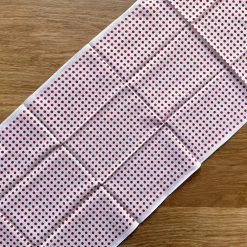 Kamawanu Tenugui - Red Dots In White