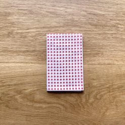 Kamawanu Tenugui - Red Dots In White