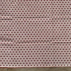 Kamawanu Tenugui - Hemp Leaves Red