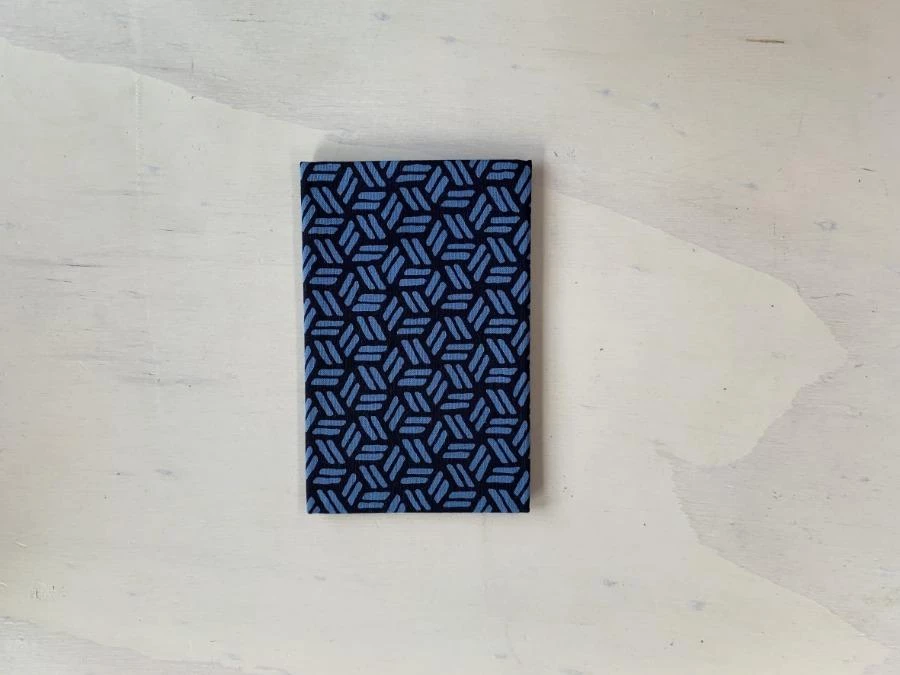 Kamawanu Tenugui - Basket Blue