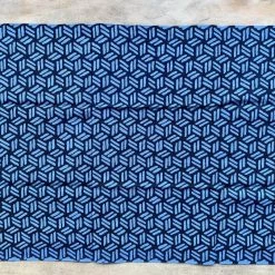 Kamawanu Tenugui - Basket Blue