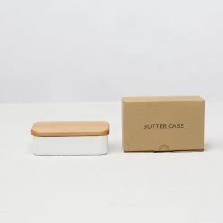 Table Accessories Noda Horo: Enamel Butter Case