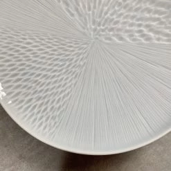 Hakusan Porcelain Collage Plate (L) Grey