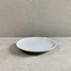 Hakusan Porcelain Collage Plate (L) Grey