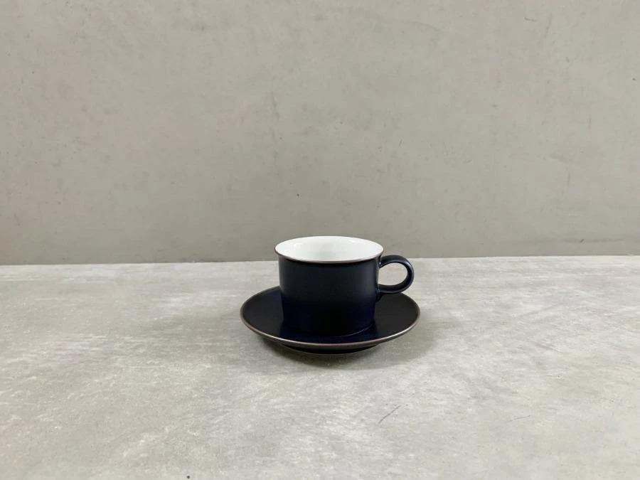 Hakusan Porcelain Dining & Tableware Navy Coffee Cup And Saucer