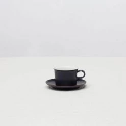 Hakusan Porcelain Dining & Tableware Navy Coffee Cup And Saucer