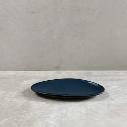 Hakusan Porcelain Petra Long Platter (M) - Navy Or Grey