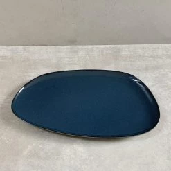 Hakusan Porcelain Dining & Tableware Petra Long Platter (L) Navy Or Grey
