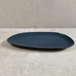 Hakusan Porcelain Dining & Tableware Petra Long Platter (L) Navy Or Grey
