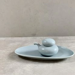 Hakusan Porcelain Petra Long Platter (M) - Navy Or Grey