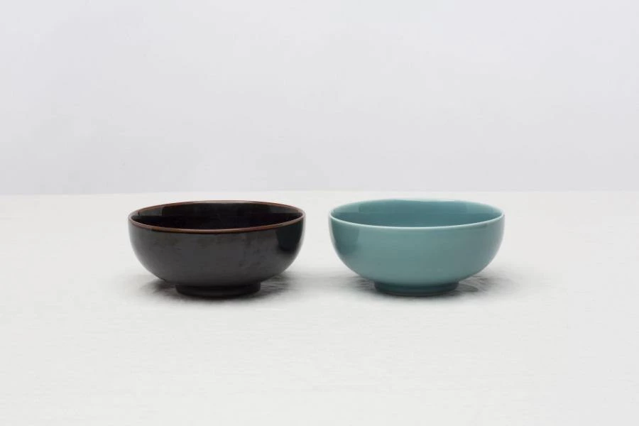 Hakusan Porcelain Ramen Bowl Black Dining & Tableware