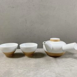 Hakusan Porcelain Tea & Coffee Sabi-Sen-Suji Tea Set (3pcs)