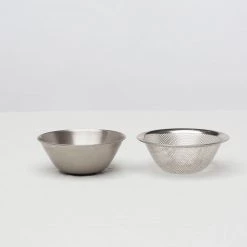 Sori Yanagi Stainless Steel Bowl & Strainer Set (2pc) Kitchen