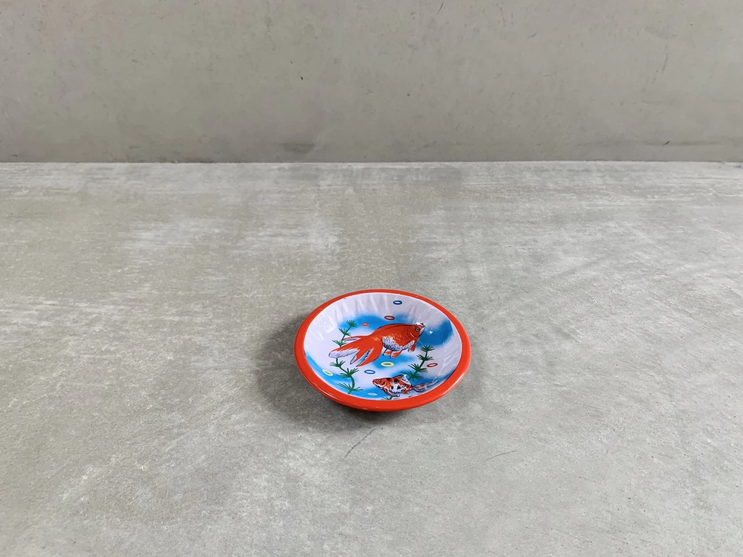 Tin Toy Goldfish Tray Kids