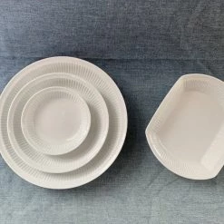 Hakusan Porcelain Yoshizubori Rectangle Plate